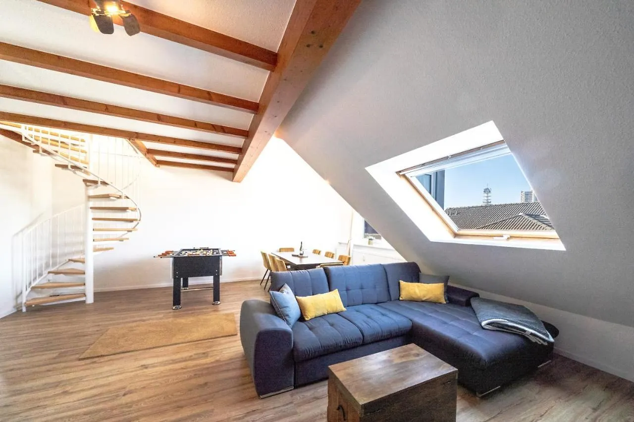 Apartment Stylisches Penthouse Zentral Tischfussball 100M2 Wii Hannover